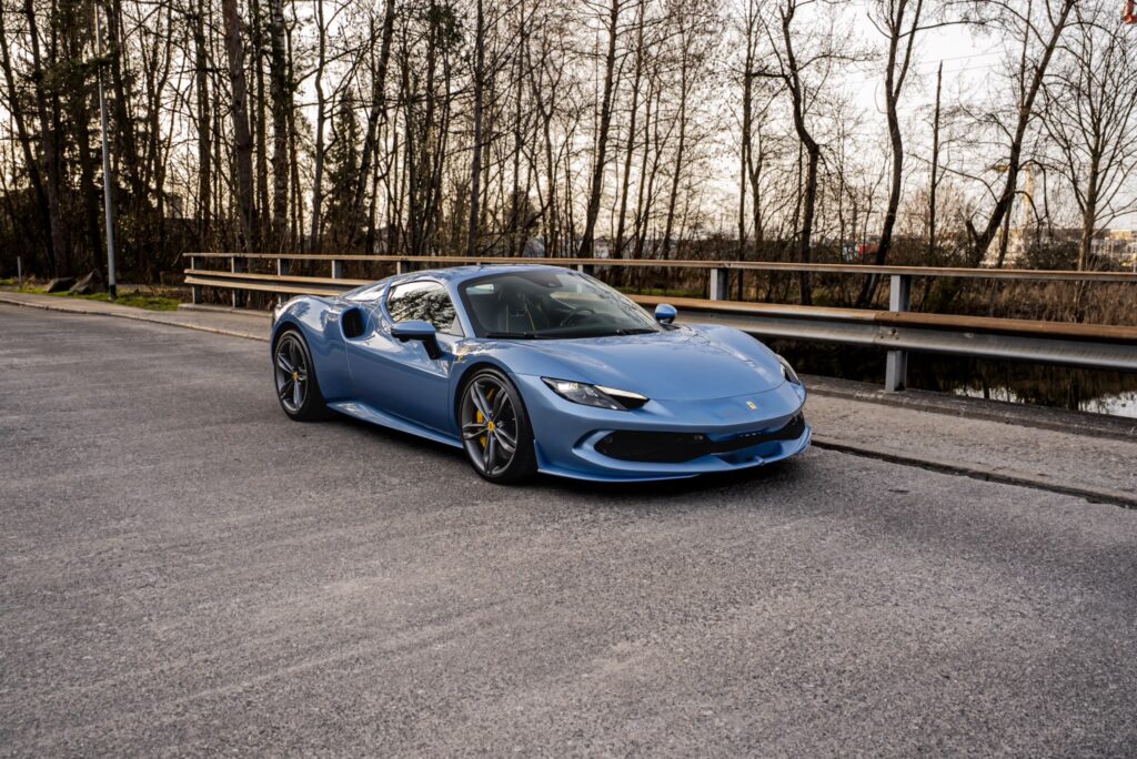 Ferrari 296 GTS blue