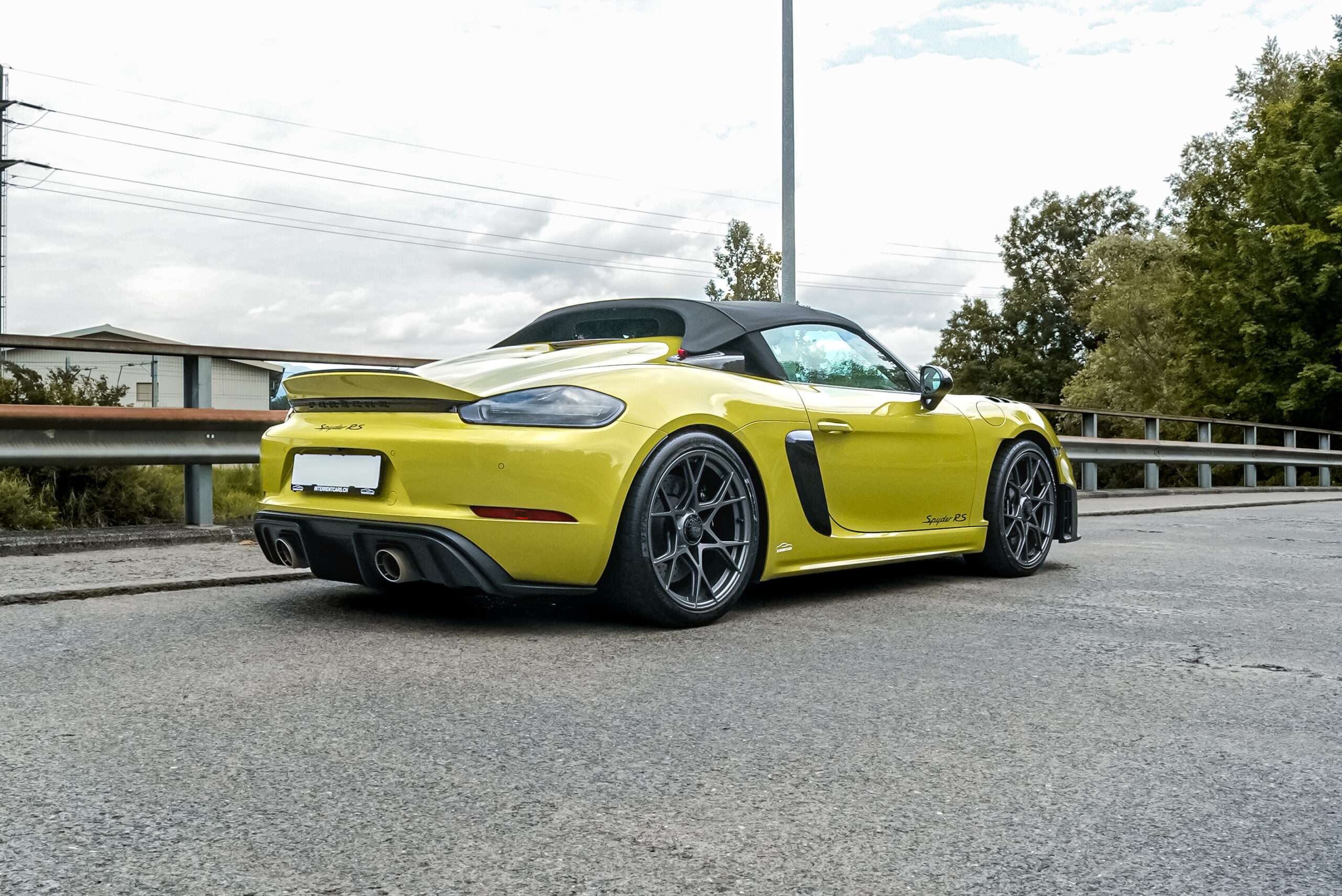 Porsche 718 Spyder RS mieten schweiz